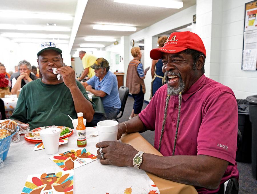 Villagers give back to the community for thanksgiving dinner
